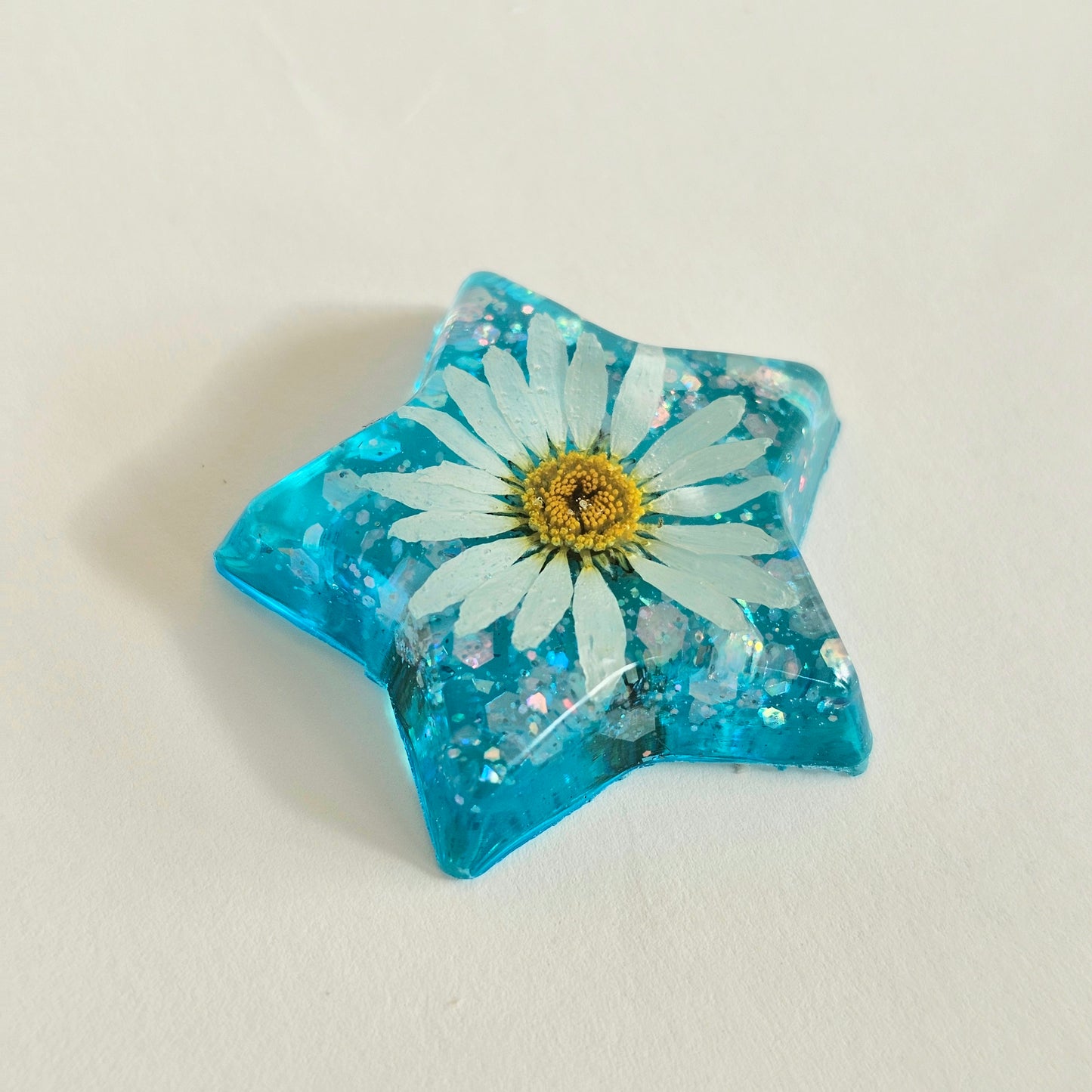 Sky Blue Daisy Star