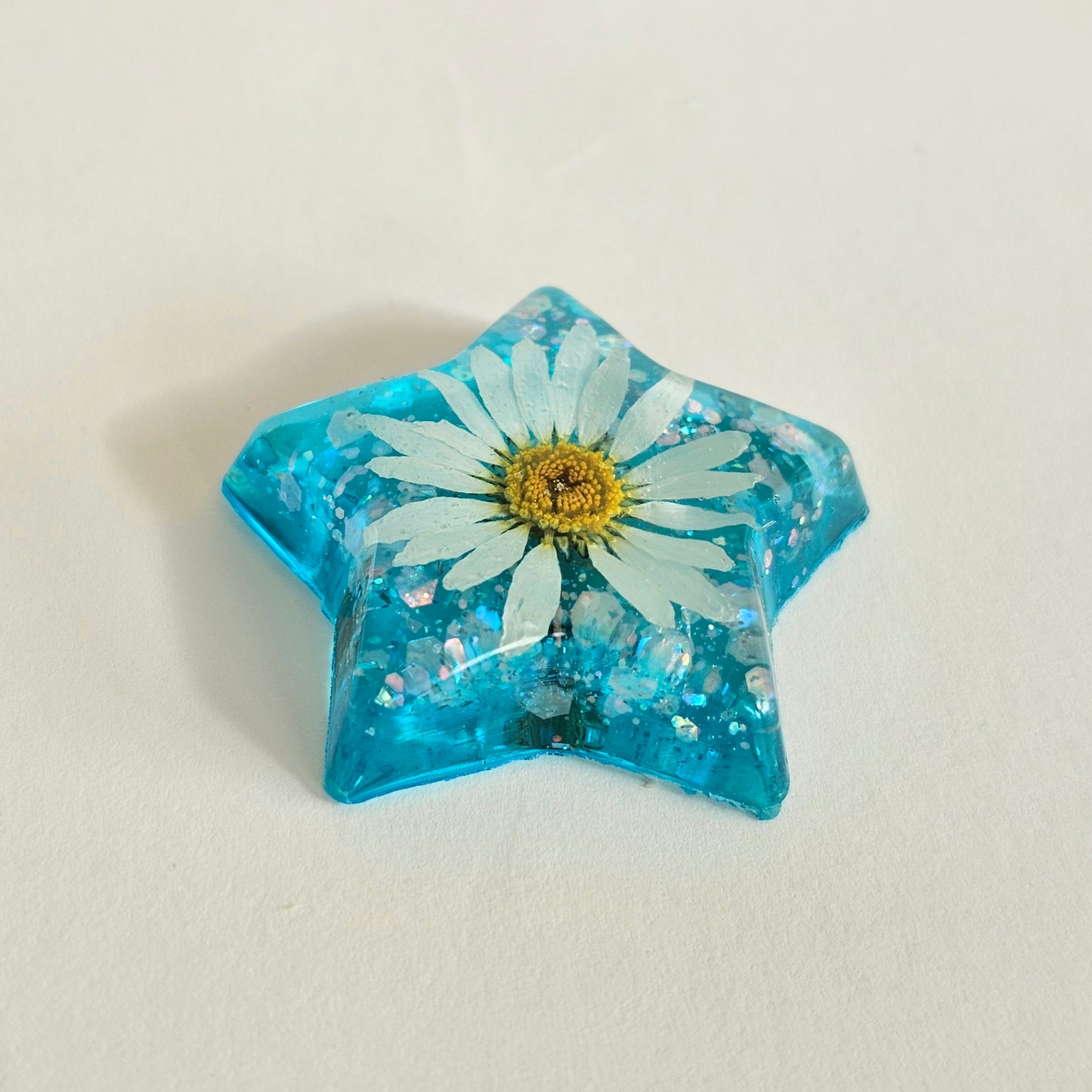 Sky Blue Daisy Star